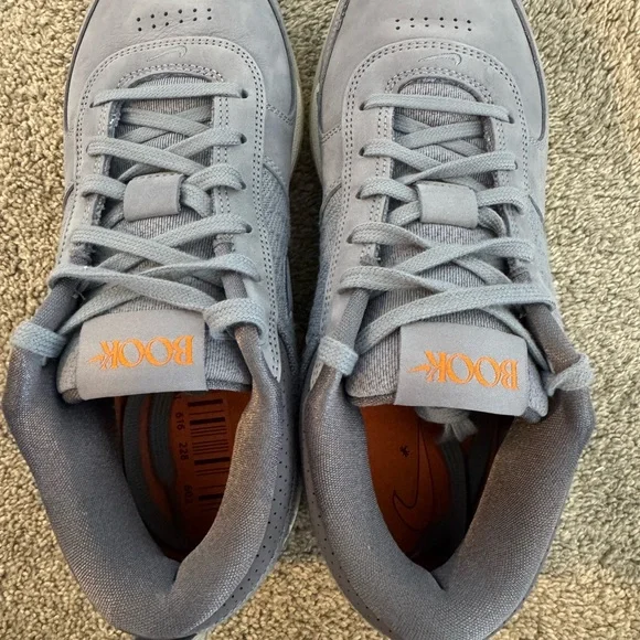Nike Men’s Devin Booker signature shoe Book 1 Sneakers with Orange Logo - Picture 3 of 8